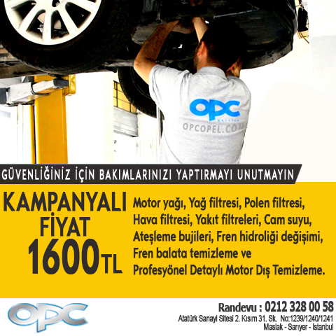 Opel Kış Bakım Kampanyası